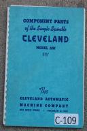 Cleveland-Cleveland Single Spindle Model AW 2 1/2\" Parts List-AW-AW 2 1/2\"-01